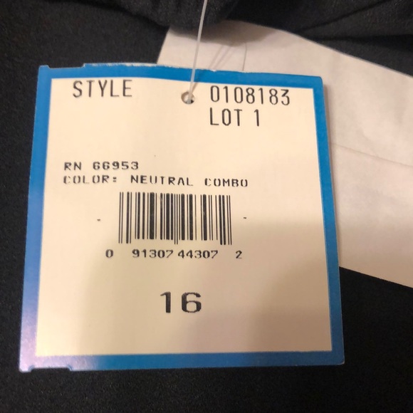 Leslie Faye Dresses Pants NWT size 16 - Picture 5 of 5